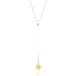 Halskette 750/- Gelbgold Diamanten 0,081ct | A177787