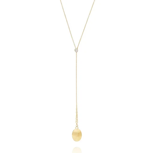 Halskette 750/- Gelbgold Diamanten 0,081ct | A177787