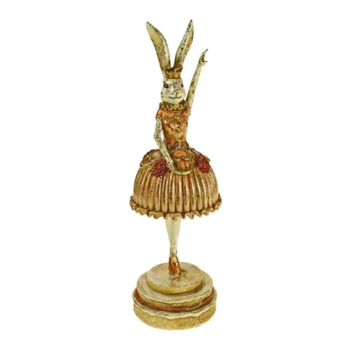 Hasenfigur kleine Tänzerin 11x11x35 cm   | A171251