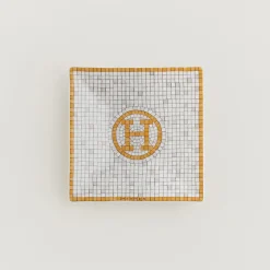 HERMÈS 'Mosaique au 24 or', Platte quadratisch 7x7 cm Nr. 1 | A101575