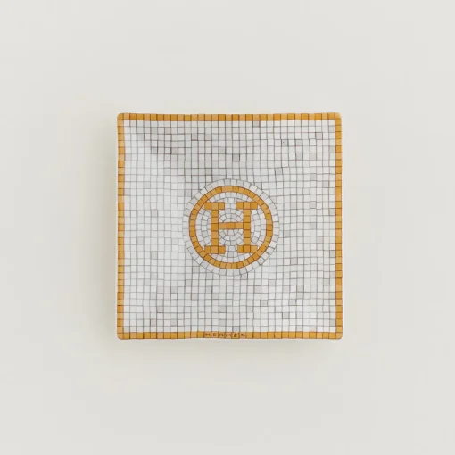 HERMÈS 'Mosaique au 24 or', Platte quadratisch 7x7 cm Nr. 1 | A101575