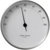 Hygrometer 10 cm weiß Edelstahl | A110734