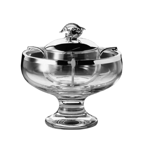 Kaviarschale mit Deckel Sterlingsilber | A116590