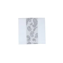 Küchentuch 50x70 cm Bordüre Paisley grau | A167459