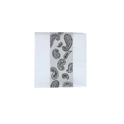 Küchentuch 50x70 cm Bordüre Paisley schwarz | A167844