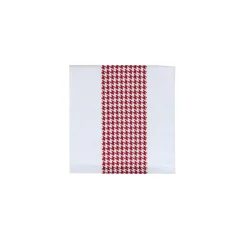 Küchentuch 50x70 cm Bordüre Pied de Poule bordeaux | A167702
