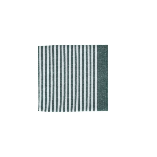 Küchentuch 50x70 cm Streifen schmal dunkelgrün | A166943