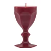 Kerze Harcourt Glas 20 cm rot | A202065