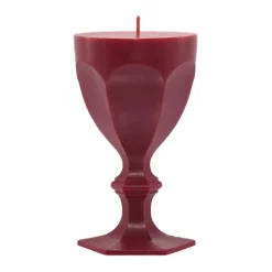 Kerze Harcourt Glas 20 cm rot | A202065