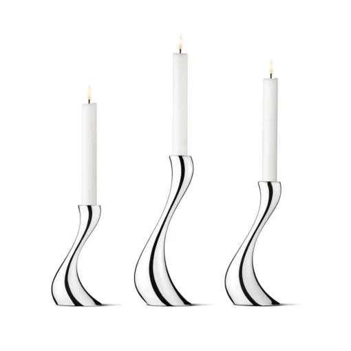 Kerzenhalter Set 16/20/24 cm Edelstahl 3 Stk. | A111013