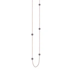 Kette Roségold 750 braune Diamanten 0,39 ct | A139719