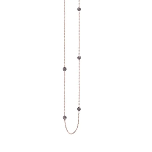 Kette Roségold 750 braune Diamanten 0,39 ct | A139719