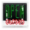 Large Acrylic Box Neon - Open / Closed | A202488