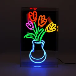 Large Acrylic Box Neon - Tulips | A189000