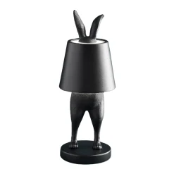 LED-Tischleuchte Hiding Rabbit  28 cm matt schwarz | A202320