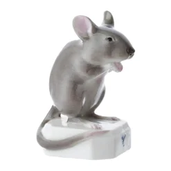 Maus Karl sitzend Ugl. A I grau | A112196