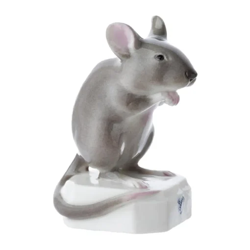 Maus Karl sitzend Ugl. A I grau | A112196