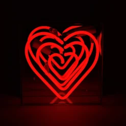 Mini-Acryl-Box Neon - Heart | A188997