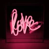 Mini-Acryl-Box Neon - Love | A189012