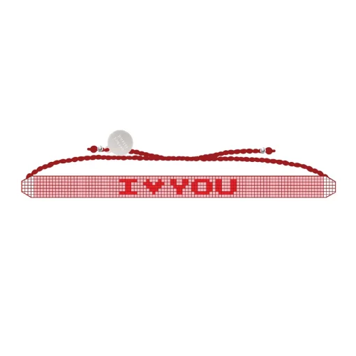 Mini-Glasperlenarmband I LOVE YOU | A181293