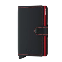 Miniwallet Matte black & red | A133588
