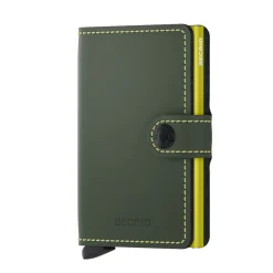 Miniwallet Matte green & lime | A131639
