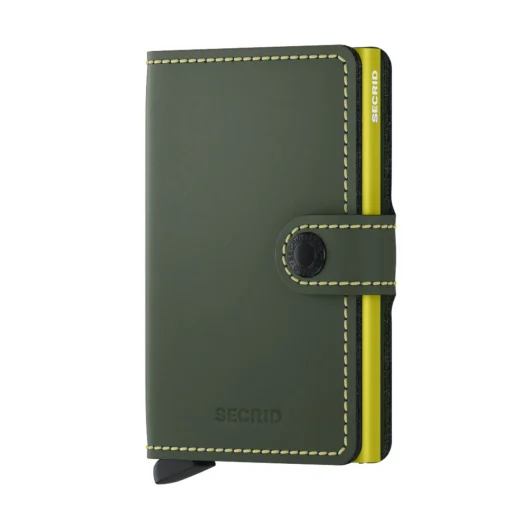 Miniwallet Matte green & lime | A131639