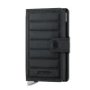 Miniwallet Premium Emboss Lines Black | A133594