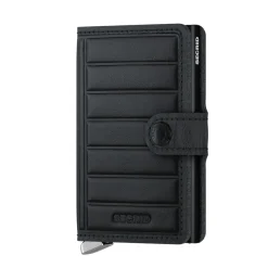 Miniwallet Premium Emboss Lines Black | A133594