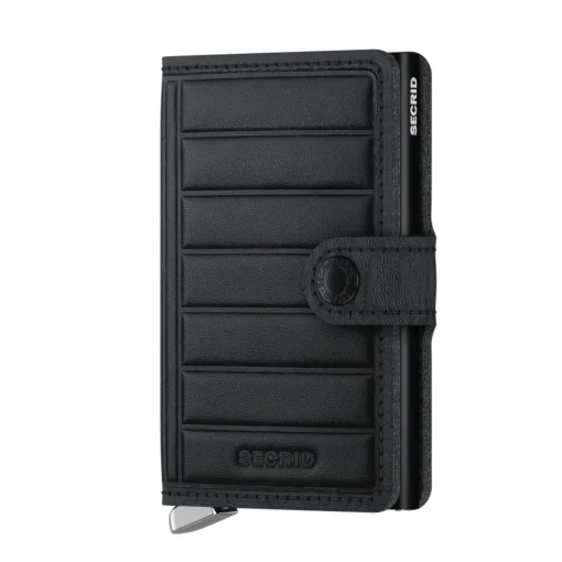 Miniwallet Premium Emboss Lines Black | A133594