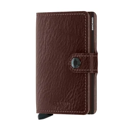 Miniwallet Vegetable Tanned espresso brown | A131886