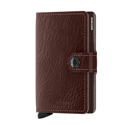 Miniwallet Vegetable Tanned espresso brown | A131886