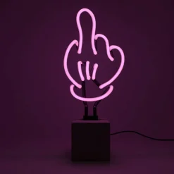 Neon Tischleuchte - Middle Finger Pink | A188842
