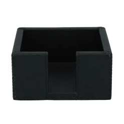 Notizblockhalter, Golf schwarz, Naht schwarz | A124253
