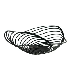 Obstschale 33 cm Edelstahl schwarz | A110638
