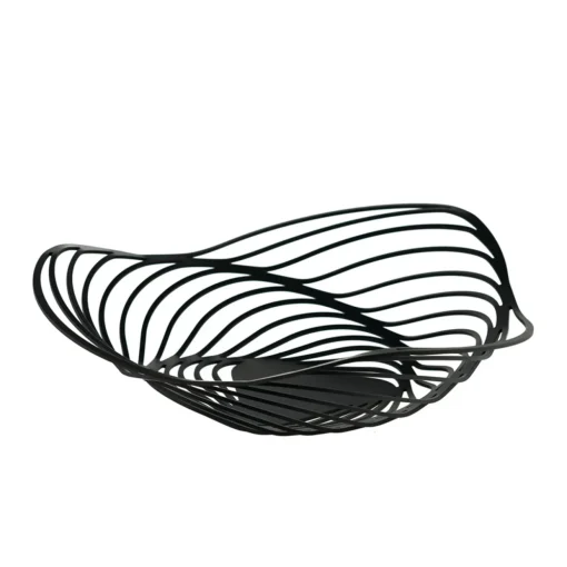 Obstschale 33 cm Edelstahl schwarz | A110638