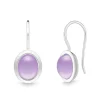 Ohrhänger oval Sterlingsilber 925 Amethyst | A145714