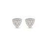 Ohrstecker dreieck Weißgold 750 Diamanten 0,14 ct G vs | A139282