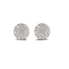 Ohrstecker rund mittel Weißgold 750 Diamanten 0,28 ct G VS | A139609