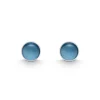 Ohrstecker Sterlingsilber 925 Blautopas London blau | A144332