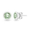 Ohrstecker Sterlingsilber 925 Prasiolith behandelt | A146134