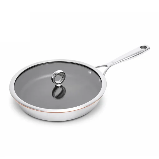 Pfanne mit Deckel 24 cm beschichtet | 24 cm | A201822