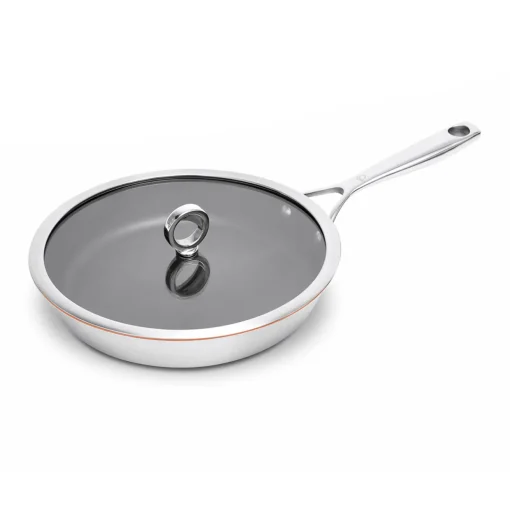 Pfanne mit Deckel 28 cm beschichtet | 28 cm | A201823