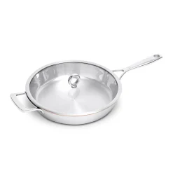 Pfanne mit Deckel 30 cm unbeschichtet | 30 cm | A201828