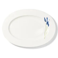 Platte oval 39 cm blau | A108809