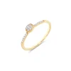 Ring 750/- Gelbgold Diamanten 0,097 ct W54 | A177804