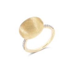 Ring 750/- Gelbgold Diamanten 0,115 ct W55 | A177795