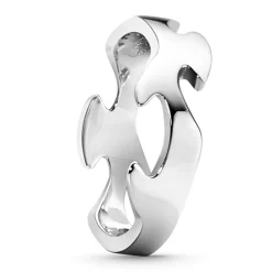 Ring Center Weißgold 750 W56 | A118411