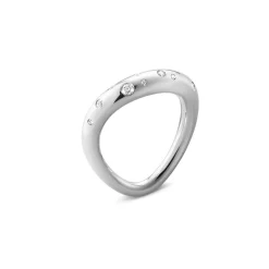 Ring Diamanten 0,14 ct Sterlingsilber 925 W58-59 (Size 6) | A114538