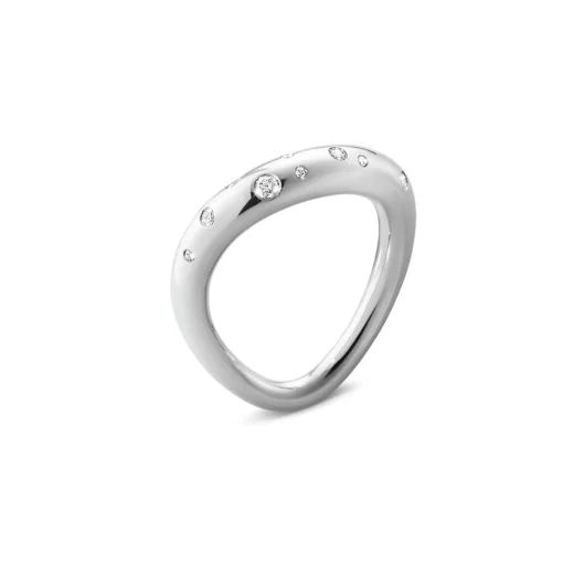 Ring Diamanten 0,14 ct Sterlingsilber 925 W58-59 (Size 6) | A114538